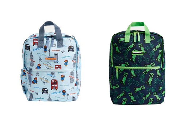 2 product shots of M&S backpacks