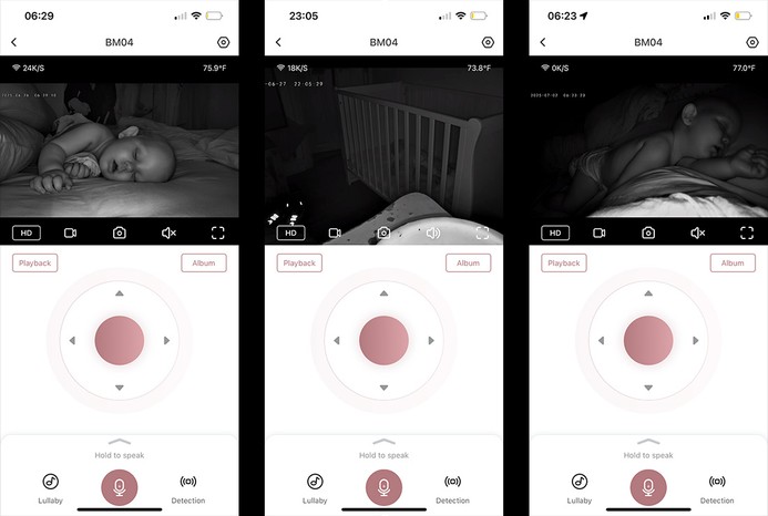 3 pictures of Momcozy 5-Inch Dual-Mode Smart Baby Monitor app 3 pictures of Momcozy 5-Inch Dual-Mode Smart Baby Monitor app
