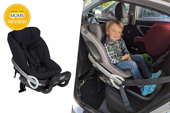 BeSafe Stretch car seat review - tester picture and product shot