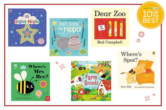 Best books for 1 year olds featuring 6 product shots of books features