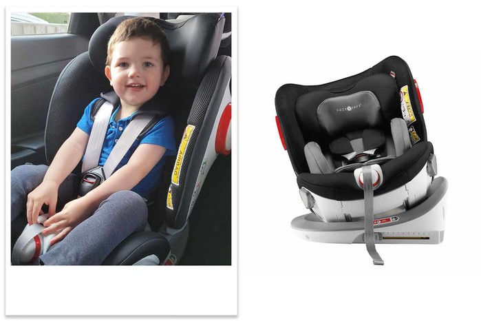 Cozy n Safe Morgan car seat with tester image Cozy n Safe Morgan car seat with tester image