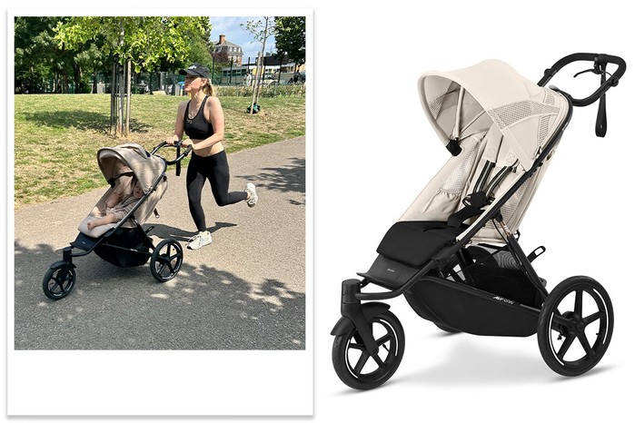Cybex Avi Spin pushchair product image and tester image