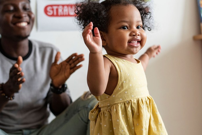 dancing toddler dancing