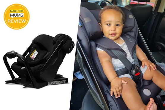 Hero image showing PR Shot of Axkid ONE 2 and baby in Axkid ONE 2