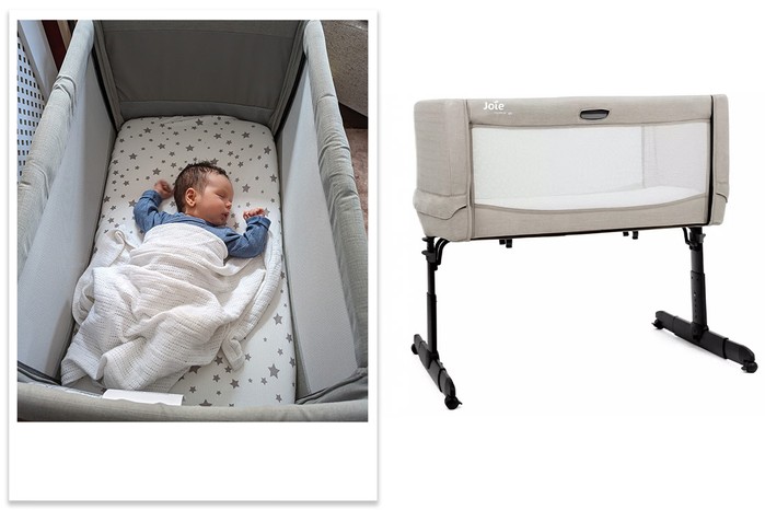 Joie Roomie GO product shot and tester picture Joie Roomie GO product shot and tester picture