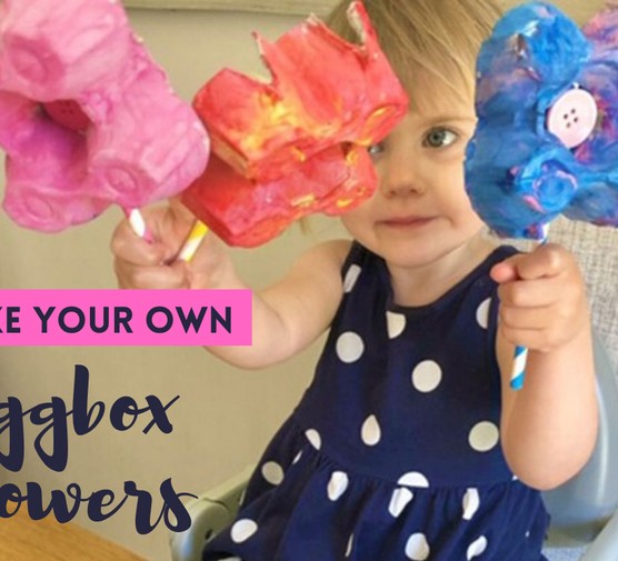 How to make eggbox flowers