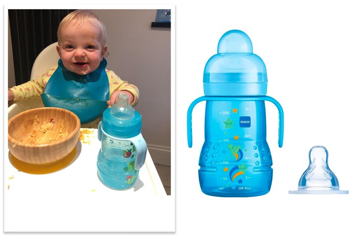 mam-trainer-cup-tested-with-a-baby MAM Trainer cup tested with a baby