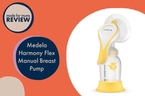Medela Harmony Flex Manual Breast Pump review featuring product shot