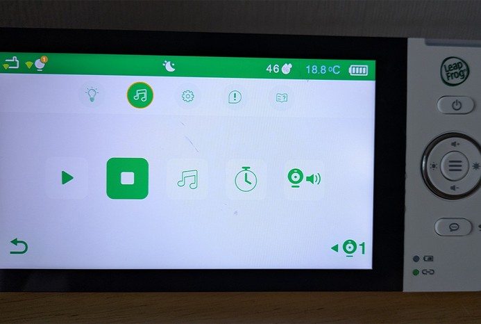 Noise settings on LeapFrog LF2936FHD baby monitor Noise settings on LeapFrog LF2936FHD baby monitor