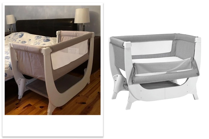 Shnuggle Air Bedside crib