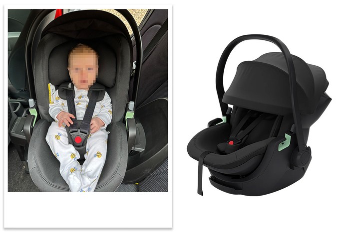 Thule Maple car seat tester picture and product shot