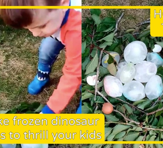 how to make dinosaur eggs