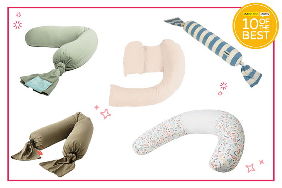 10 of the best pregnancy pillows featuring 5 product shots