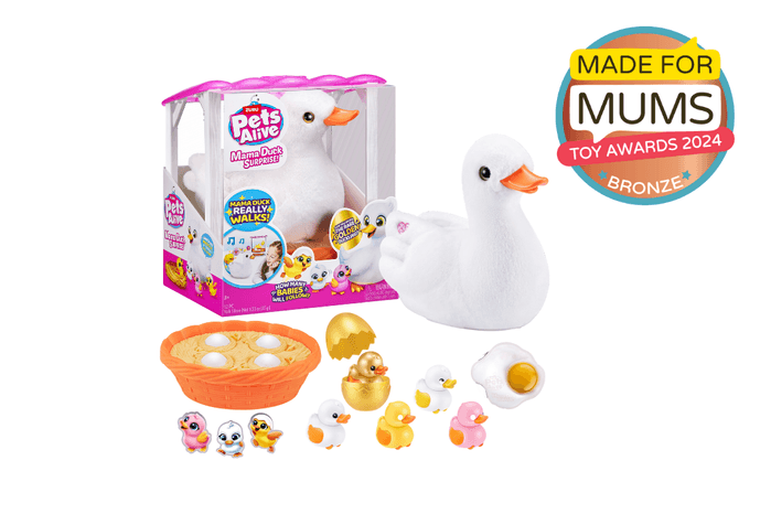 Pets Alive Mama Duck Surprise by ZURU MFM Toy Awards 2024 Pets Alive Mama Duck Surprise by ZURU MFM Toy Awards 2024