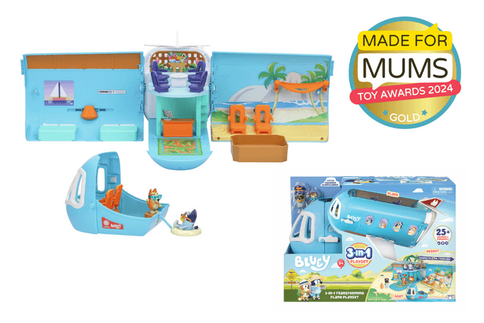 Bluey 3-in-1 Transforming Plane Set MFM Toy Awards 2024 Bluey 3-in-1 Transforming Plane Set MFM Toy Awards 2024