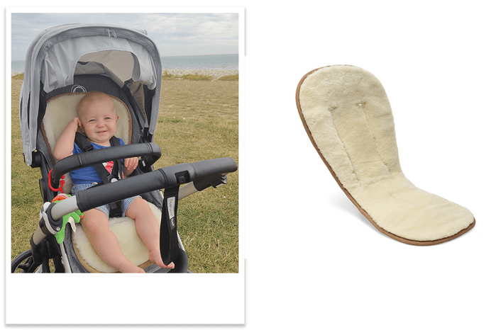 Bugaboo pram liner tested by baby Bugaboo pram liner tested by baby