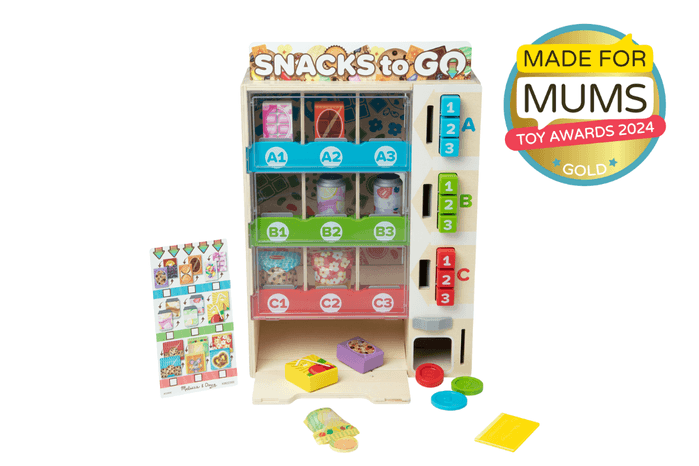 Melissa & Doug - Sort, Stock, Select Wooden Vending Machine Play Set MFM Toy Awards 2024