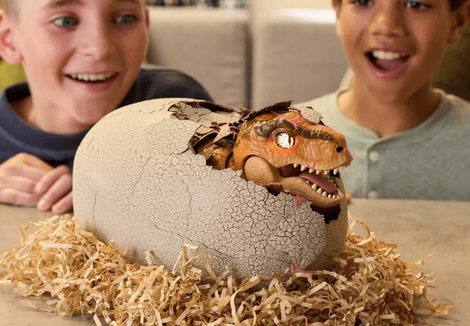 Jurassic park hatching toy