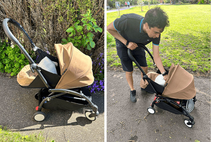 Side view of Stokke Yoyo3 pushchair Side view of Stokke Yoyo3 pushchair