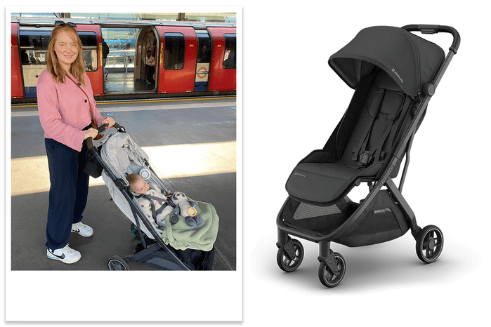UPPAbaby Minu V3 product image and tester image UPPAbaby Minu V3 product image and tester image